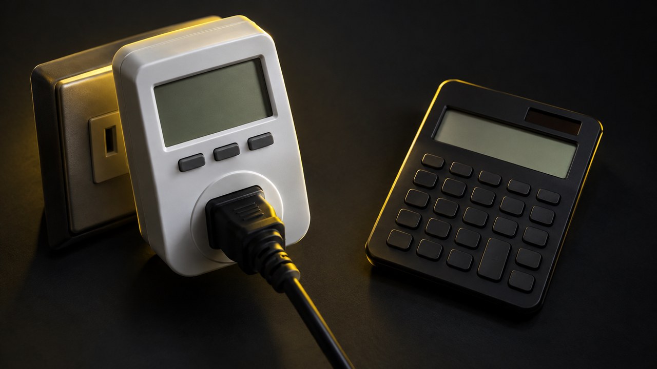 ワットチェッカーと電卓