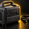 持ち運べるインバーター発電機と延長コード