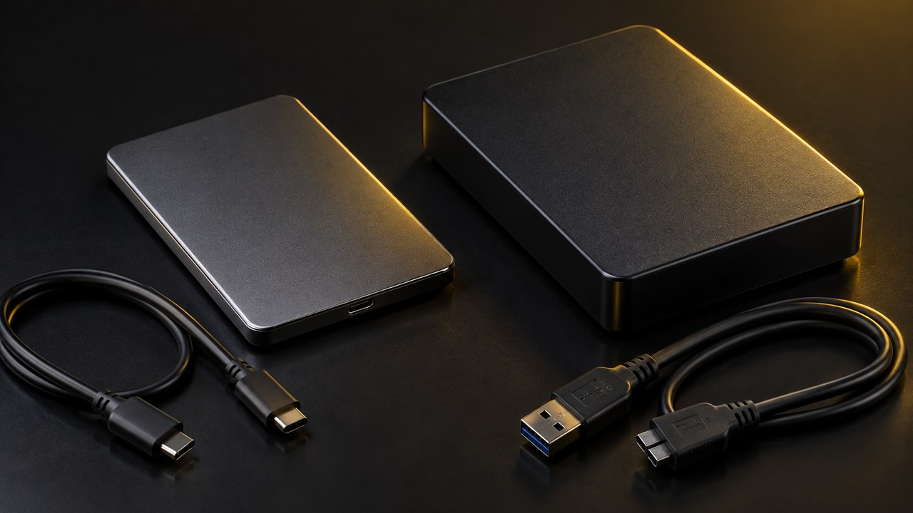 外付けSSDと外付けHDD