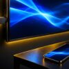 テレビに差したストリーミング端末とスマートフォン