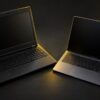 古い型と新しい型のノートパソコン